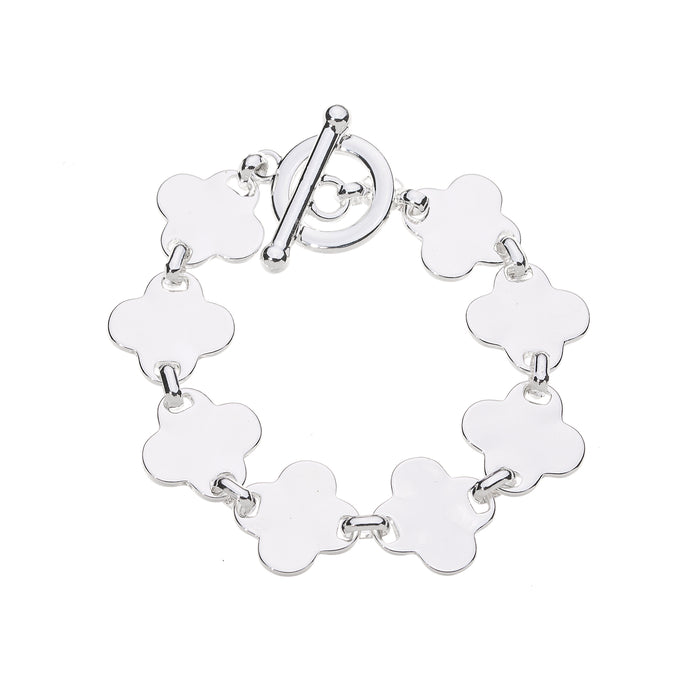 B1462 SILVER PLATED BRACELET SUPPLIED IN A POUCH