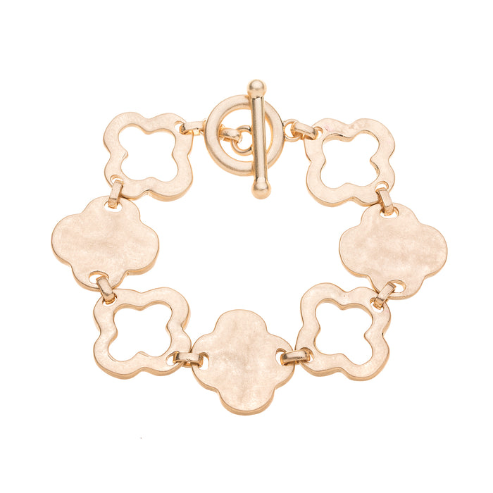 B1463 GOLD PLATED BRACELET SUPPLIED IN A POUCH