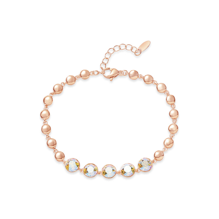 GOLD PLATED CRYSTAL BRACELET B1690