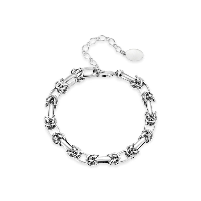 RHODIUM PLATED BRACELET B1870RHODIUM