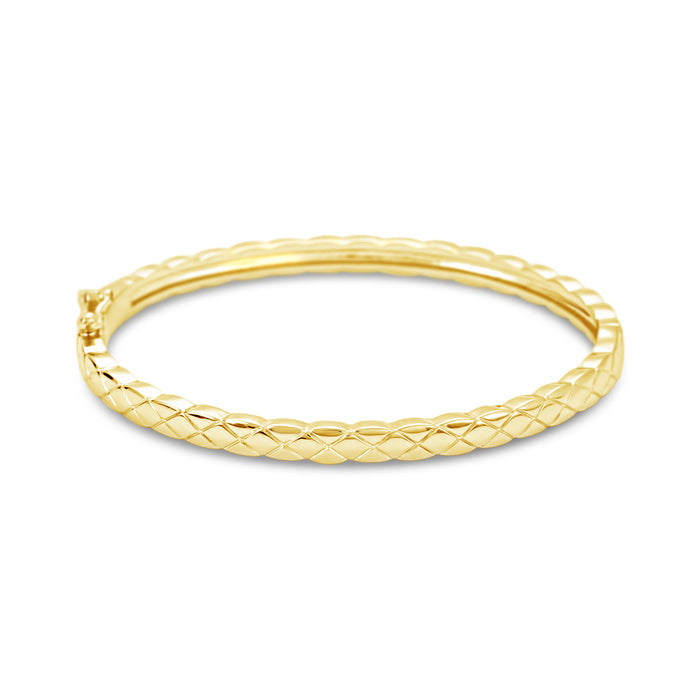 GOLD PLATED BANGLE  B1897