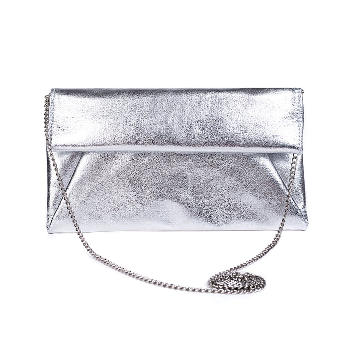 BAG58SILVER ENVELOPE BAG