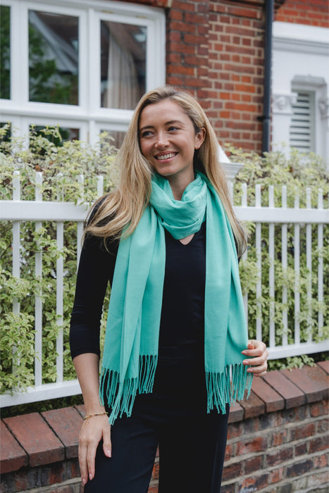 Celine Scarf colour Aqua - PAS52