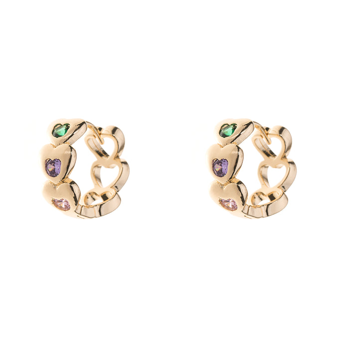 E1472 GOLD PLATED EARRINGS