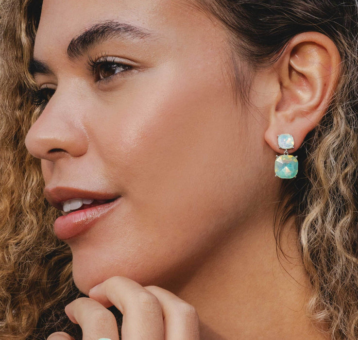 Rhodium PLATED EARRINGS E1654