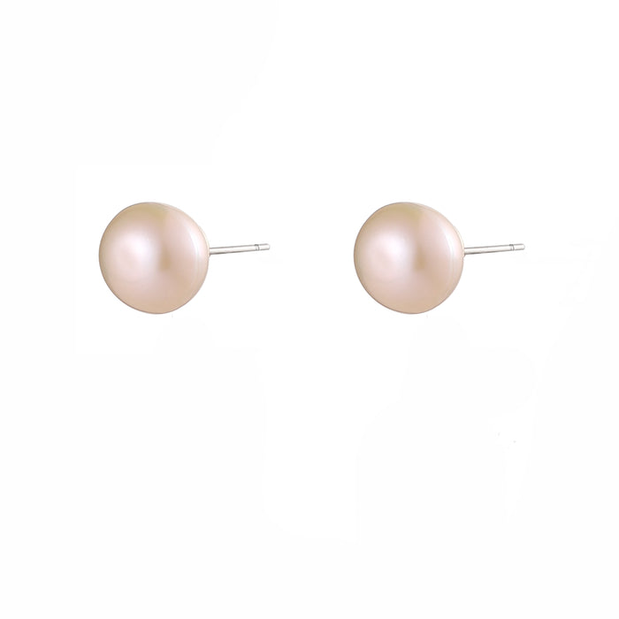 GOLD PLATED FRESH WATER PEARL EARRINGS E1660