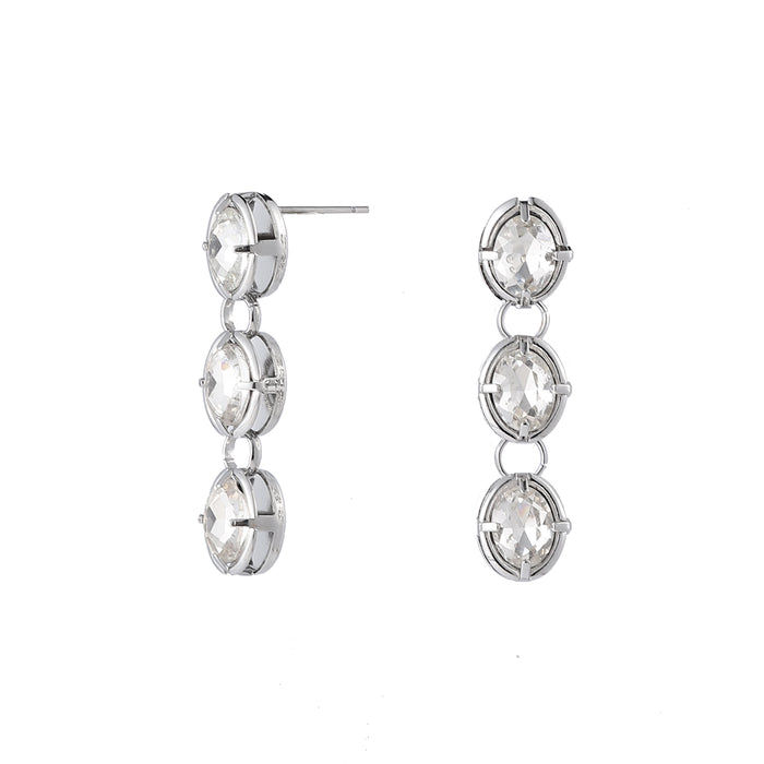 Rhodium PLATED EARRINGS E1705