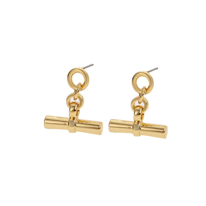GOLD PLATED  EARRINGS E1928GOLD