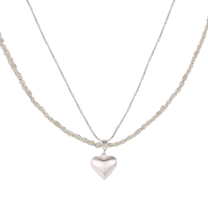 SILVER PLATED NECKLACE N1878