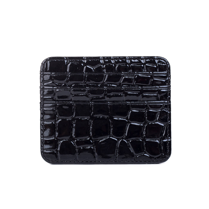 PACK OF 2 - PR20 BLACK PATENT CARD HOLDER