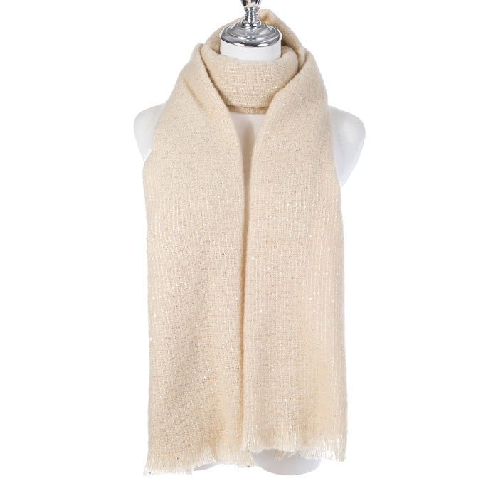 Winter White Scarf SC1403WINTERWHITE