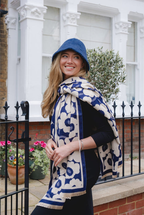 Navy Scarf SC1408NAVY
