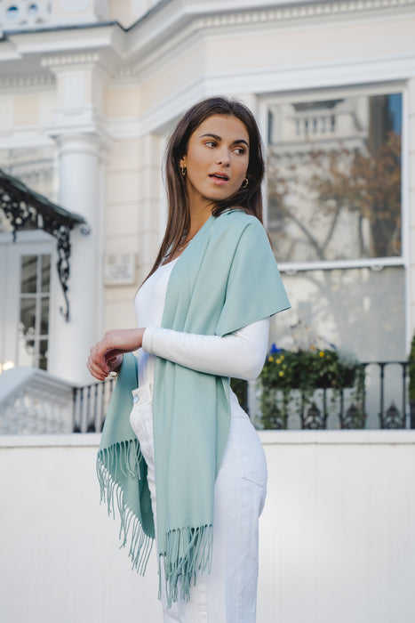 Celine Scarf colour Aqua Mist -PAS23