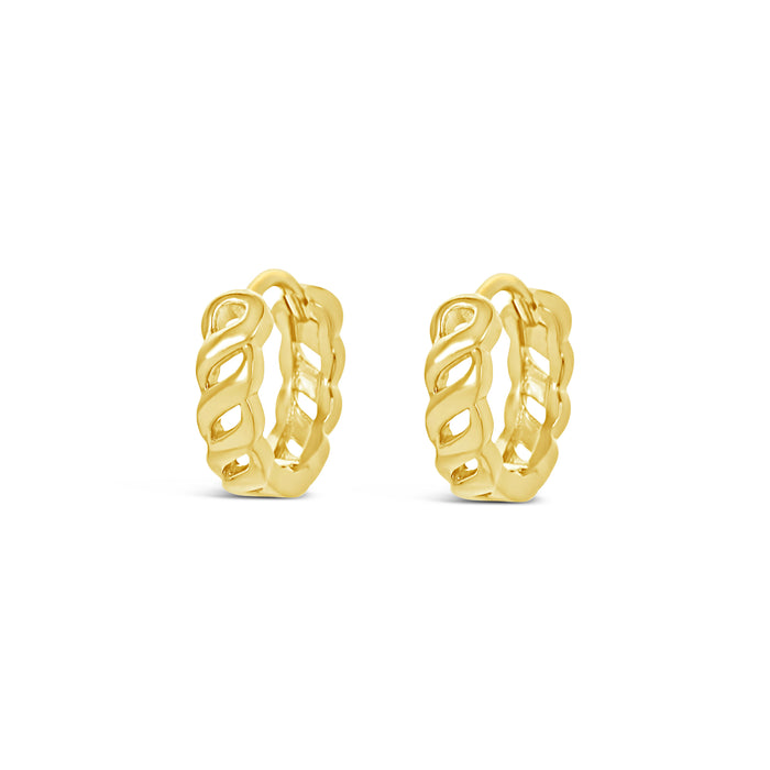 HYPOALLERGENIC18K GOLD PLATED EARRINGS WITH A FREE GIFT BOX PACK OF 3,CODE A42