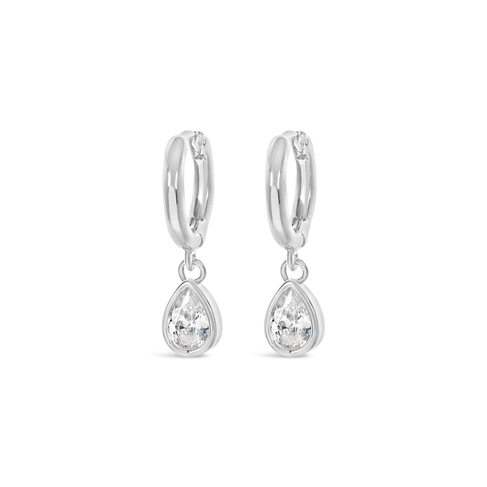 HYPOALLERGENIC SILVER PLATED EARRINGS WITH CUBIC ZIRCONIA STONES AND A FREE GIFT  BOX PACK OF 3,CODE A53