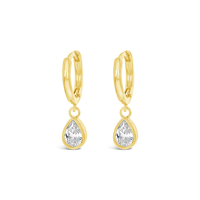 HYPOALLERGENIC 18K GOLD PLATED EARRINGS  WITH CUBIC ZIRCONIA STONES AND A FREE GIFT BOX PACK OF 3,CODE A54