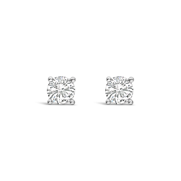 HYPOALLERGENIC SILVER PLATED EARRINGS WITH CUBIC ZIRCONIA STONES AND A FREE GIFT  BOX PACK OF 3,CODE A5