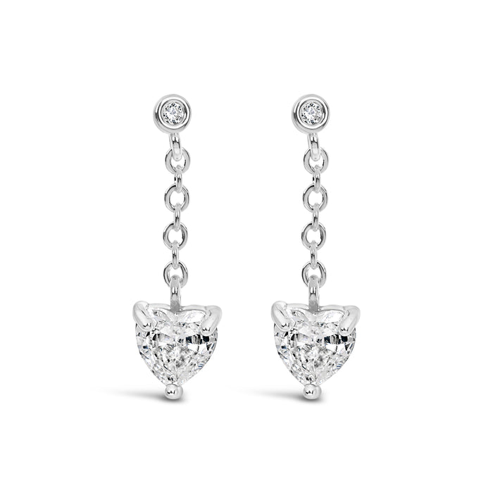 HYPOALLERGENIC SILVER PLATED EARRINGS WITH CUBIC ZIRCONIA STONES AND A FREE GIFT  BOX PACK OF 3,CODE A95
