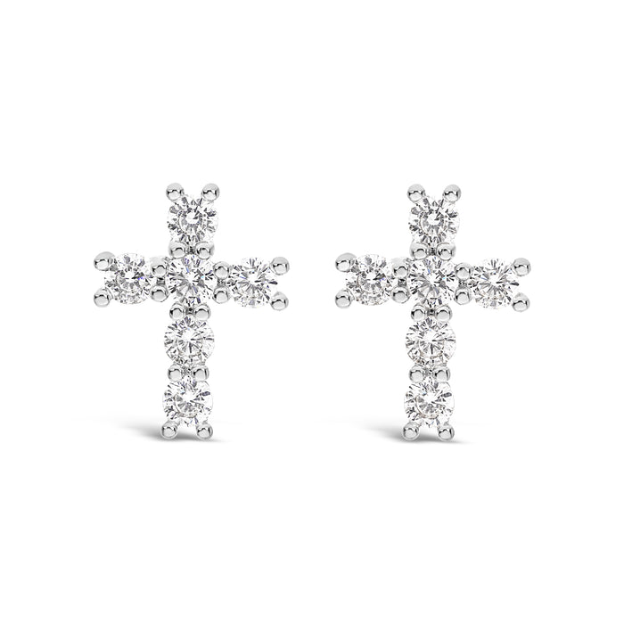 HYPOALLERGENIC SILVER PLATED EARRINGS WITH CUBIC ZIRCONIA STONES AND A FREE GIFT  BOX PACK OF 3,CODE A96