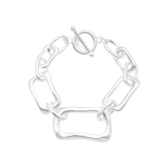 RHODIUM PLATED BRACELET B1155