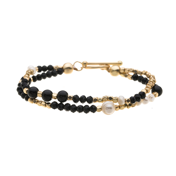 GOLD PLATED BRACELET B1303 SUPPLIED WITH A POUCH