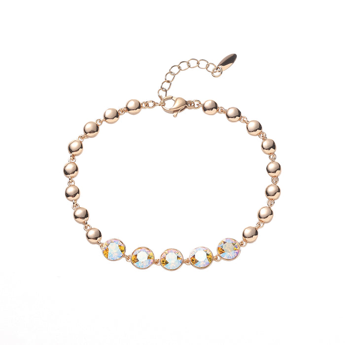 GOLD PLATED CRYSTAL BRACELET B1690