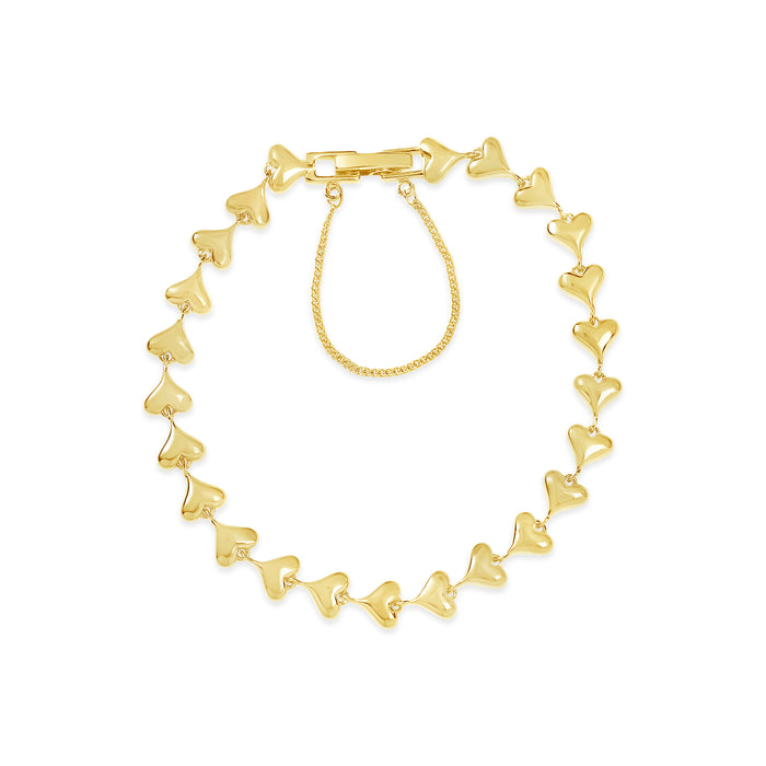 14K GOLD PLATED BRACELET WITH A FREE GIFT BOX.