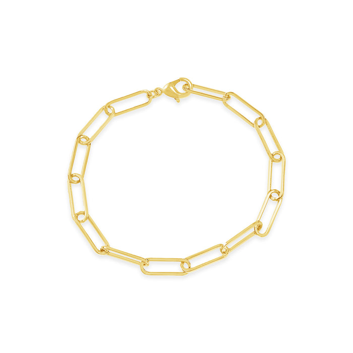 18K GOLD PLATED BRACELET WITH A FREE GIFT BOX.