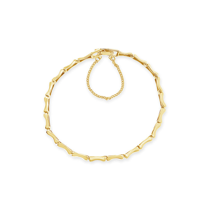 14K GOLD PLATED BRACELET WITH A FREE GIFT BOX.