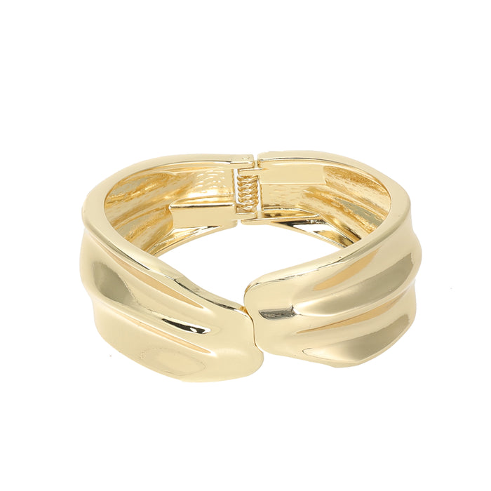 GOLD PLATED BANGLE B2124 WITH A POUCH