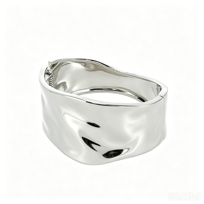 SILVER PLATED BANGLE B2125SILVER WITH A POUCH