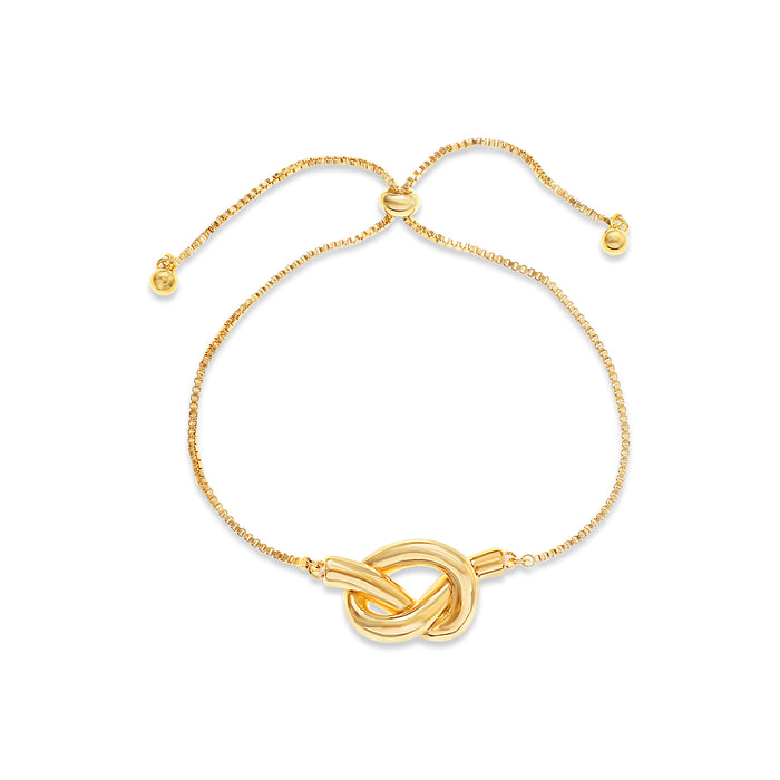 14K GOLD PLATED BRACELET B2155GOLD WITH A FREE GIFT BOX.