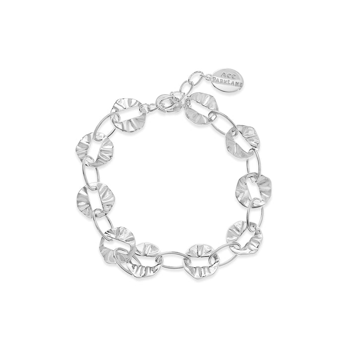 SILVER PLATED BRACELET .B2169SILVER WITH A FREE GIFT BOX.