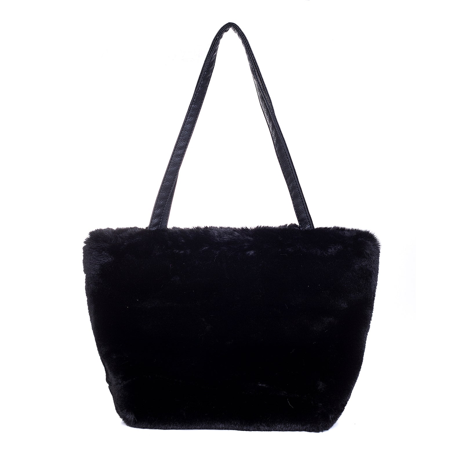 Park Lane Faux Fur Bag Stone main image 0