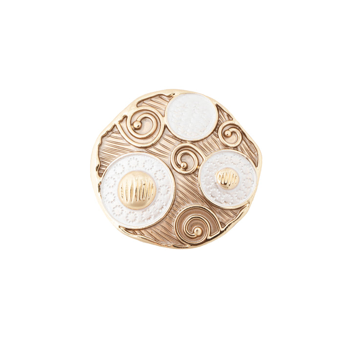 MAGNETIC  BROOCH BR21 WITH A FREE GIFT BOX.