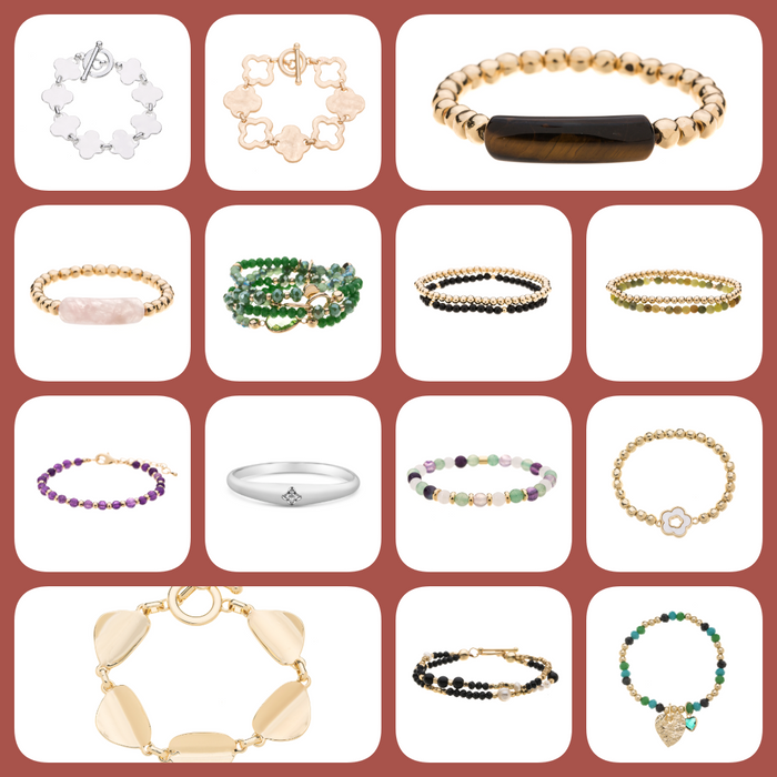 30 assorted bracelets, only £1.99 each, supplied without boxes.