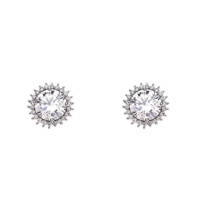 Gold Plated Cubic Zirconia Earrings E1514