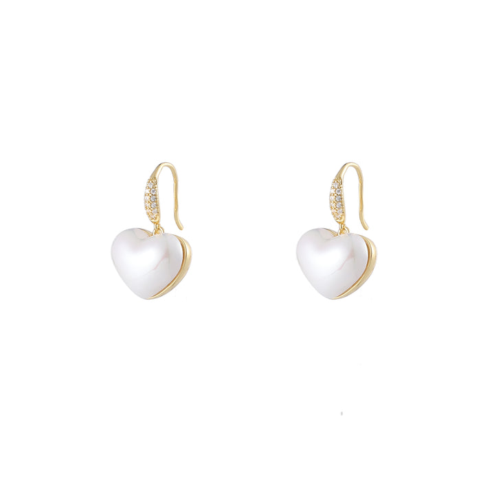 GOLD PLATED PEARL EARRINGS E1611