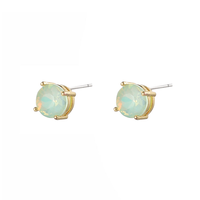 GOLD PLATED  EARRINGS WITH CUBIC ZIRCONIA STONES E1653