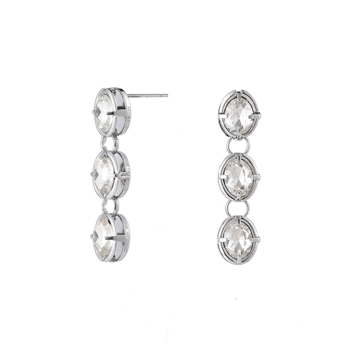 Rhodium PLATED  EARRINGS E1705