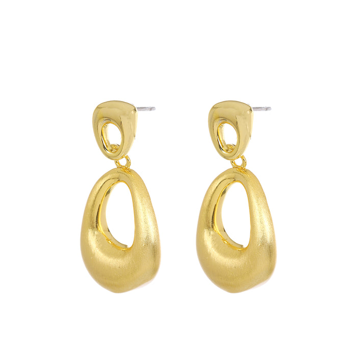 18K GOLD PLATED EARRINGS WITH A FREE GIFT BOX.E2024GOLD