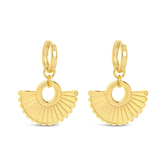 14k GOLD PLATED EARRINGS .E2172GOLD WITH A FREE GIFT BOX