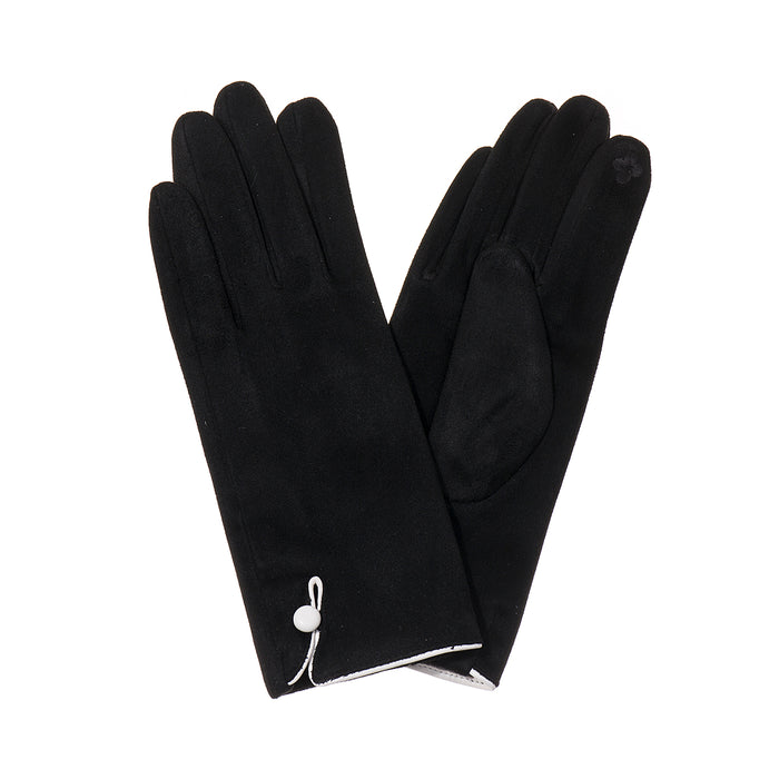 GLOVES GL1EBONY/WHITEEDGE