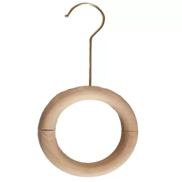 WOODEN SCARF HANGER PACK OF 10
