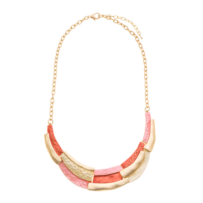 N1337 YELLOW/ORANGE NECKLACE