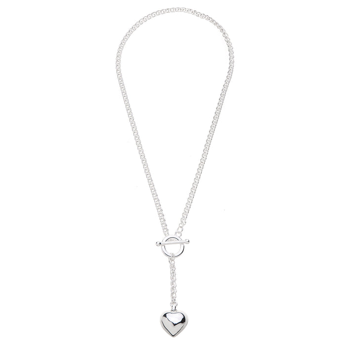 N1453 SILVER PLATED NECKLACE SUPPLIED IN A POUCH