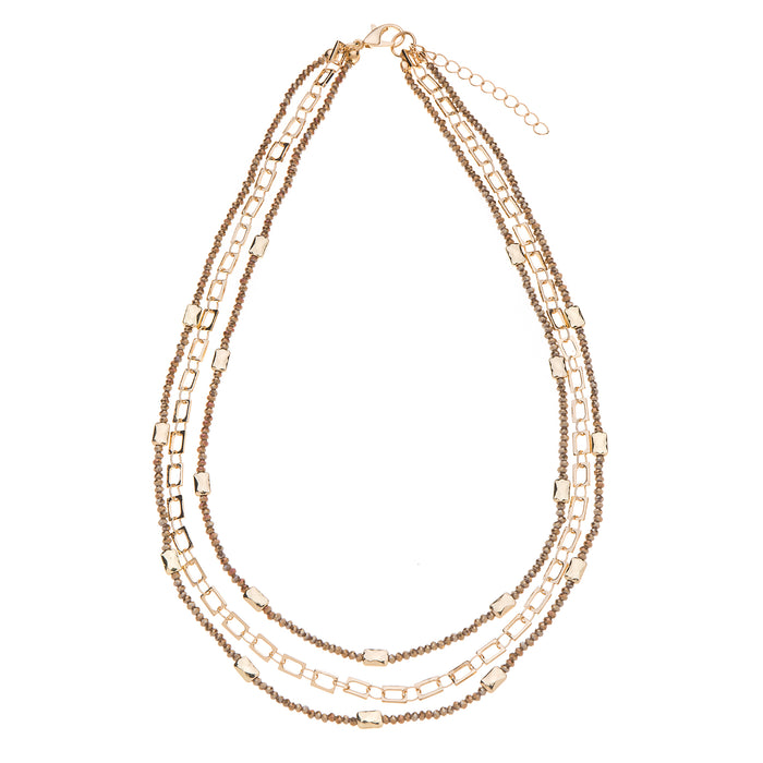 N1461 GOLD PLATED NECKLACE SUPPLIED IN A POUCH