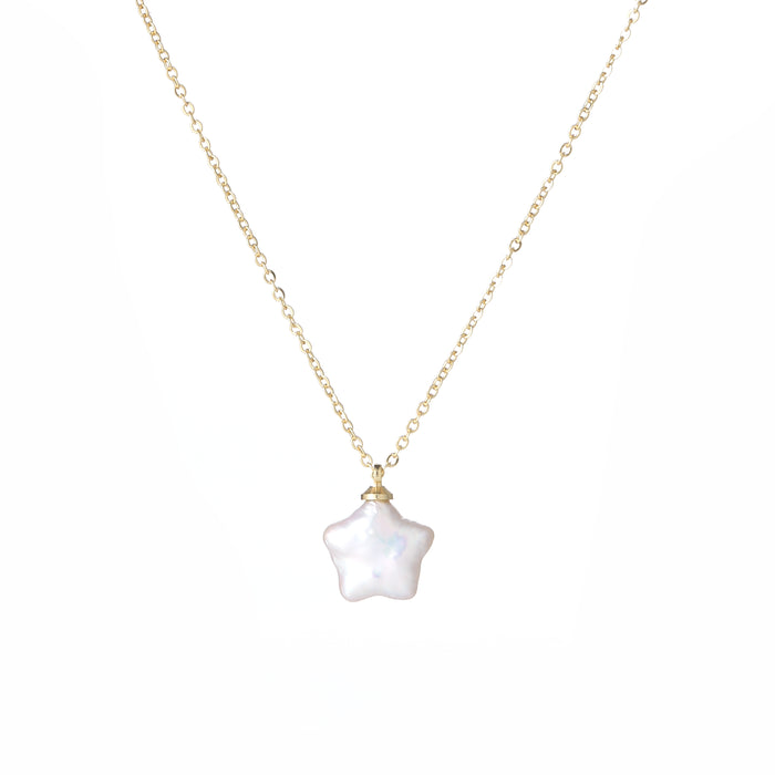 GOLD PLATED  FRESH WATER PEARL NECKLACE  N1644