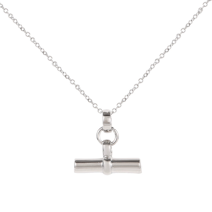 RHODIUM PLATED NECKLACE N1925RHODIUM