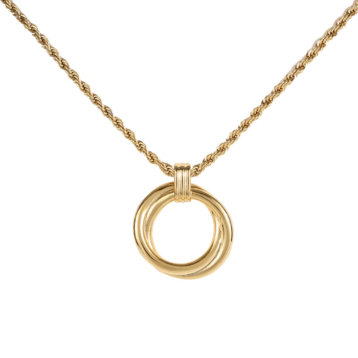 GOLD PLATED NECKLACE N1929GOLD
